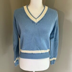 Brandy Melville v neck knit sweater